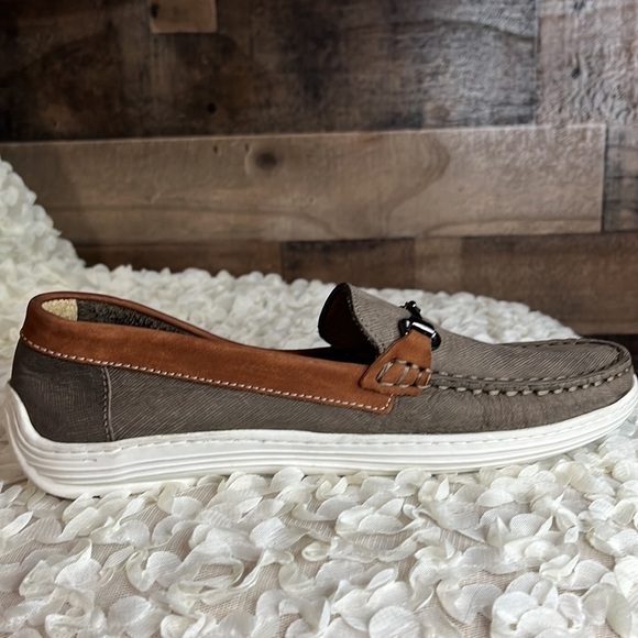 Marc Joseph Preppy Leather Brown Loafers Girl's 4 - Picture 8 of 9